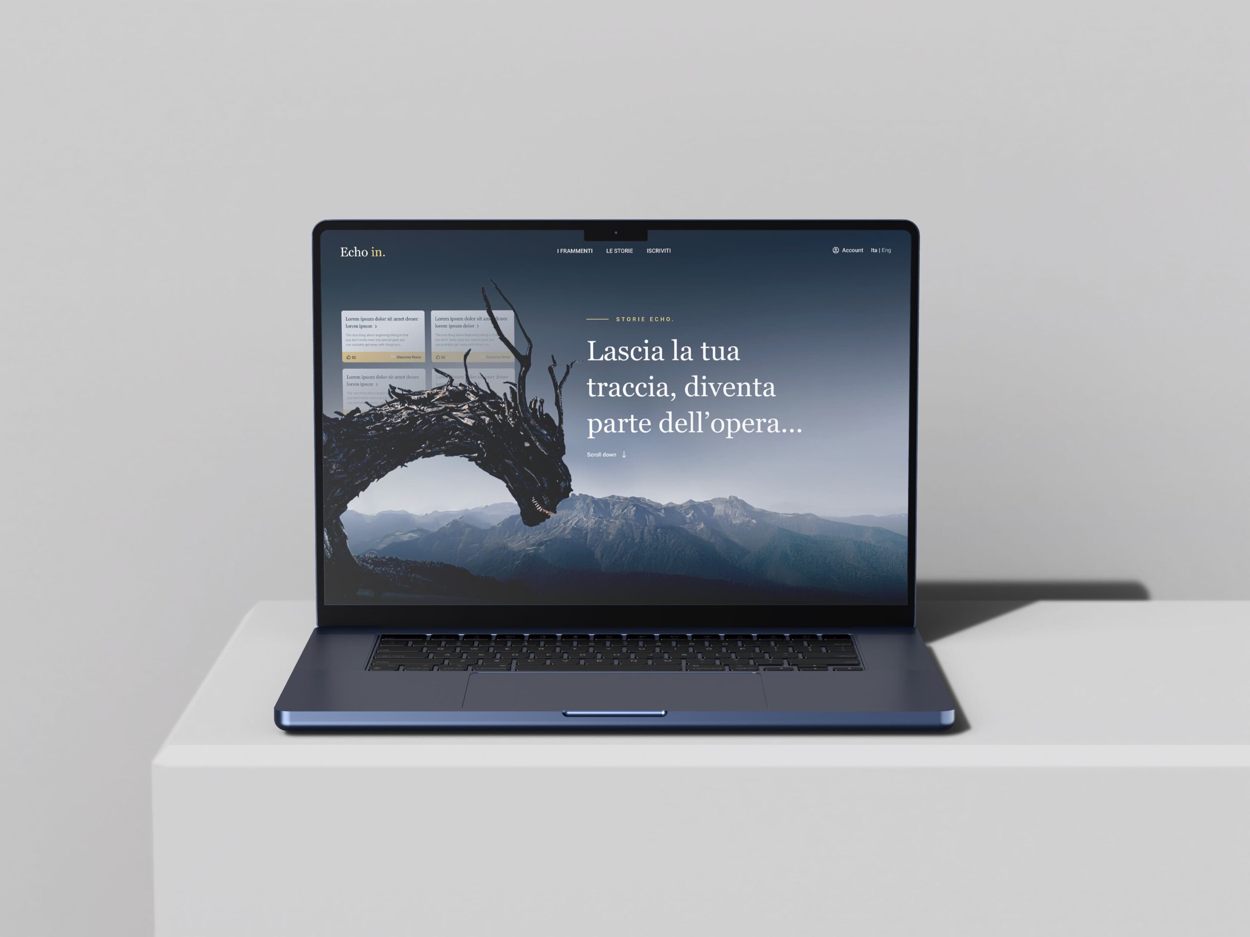 Sito web frammenti di VITA